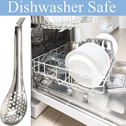 DEAYOU 10 PCS Slotted Serving Spoons, 18/10 Stainless Steel Perforated Spoon - Image 5