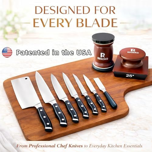 The Original Patented Knife Sharpener Kit, 4 Replaceable Ceramic Grinding Discs - Image 5