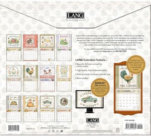 Farmhouse 2027 Wall Calendar by Chad Barrett - Image 2