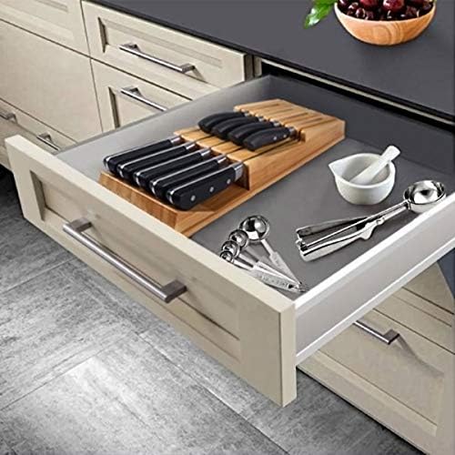 NIUXX Bamboo In-Drawer Knife Block Set - Image 5