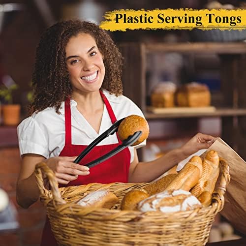 150 Pcs Plastic Tongs, 9 Inch Disposable Serving Tongs - Image 6