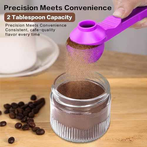 2-in-1 Coffee Scoop with Funnel, 2 Tbsp Measuring Spoon - Image 4