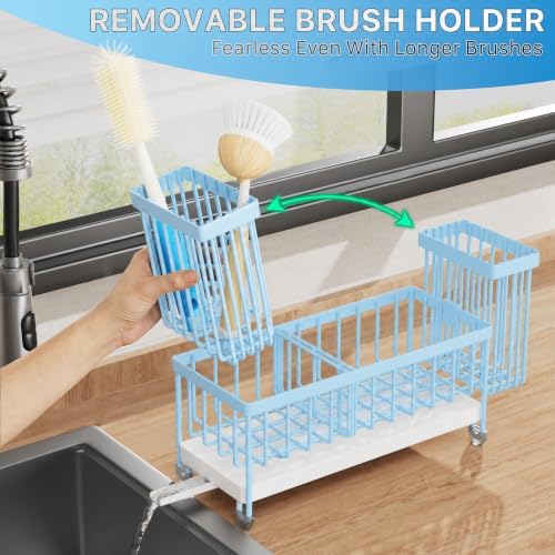 Cisily Sponge Holder for Kitchen Sink, Sink Caddy Organizer - Image 4