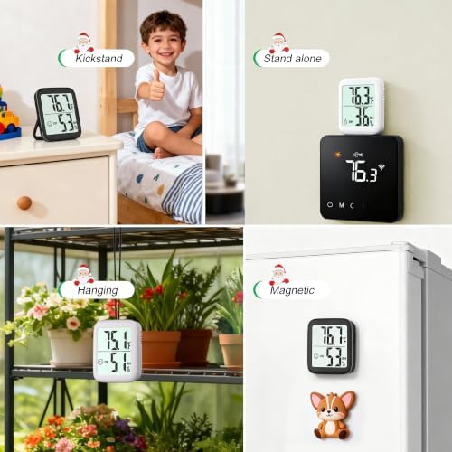 Antonki 2 Pack Room Thermometer Indoor Hygrometer - Image 6