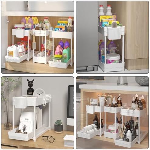 Sevenblue 3-Pack 2-Tier Under Sink Organizers - Image 6