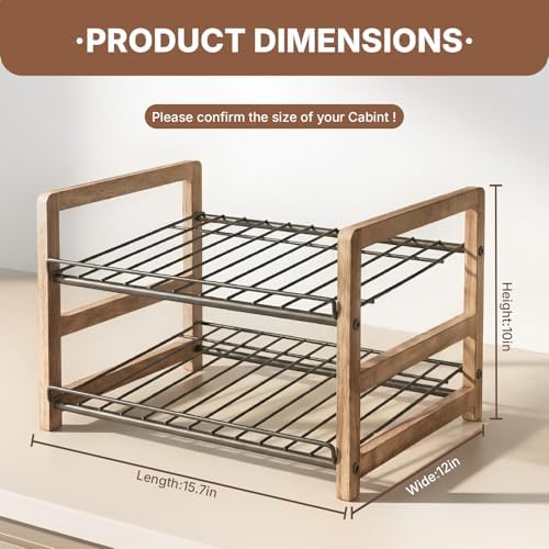 DGWJSU Can Organizer for Pantry 2-Tier, Holds up to 24 Cans Storage - Image 6