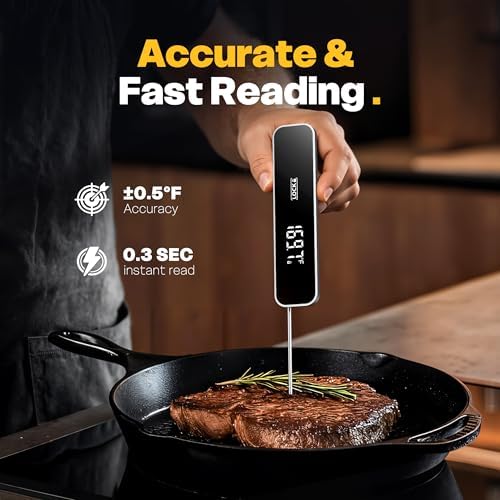 0.3 Sec Instant Read Meat Thermometer Digital - Image 2