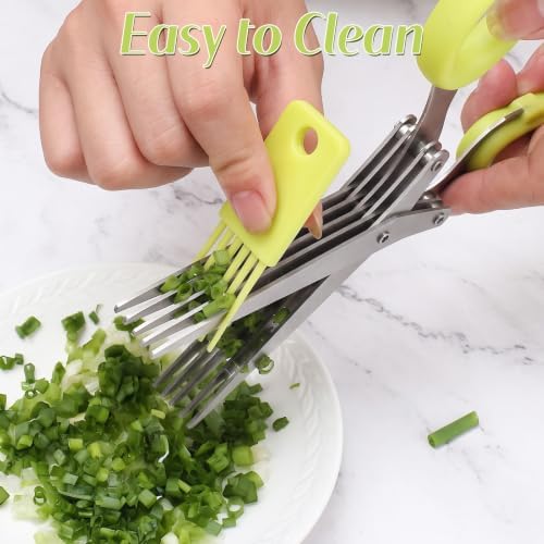2027 New Herb Scissors with 5 Thickened Sharp Blades - Image 6