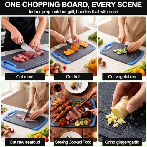 Viretang Non Slip Cutting Board Set - Image 4