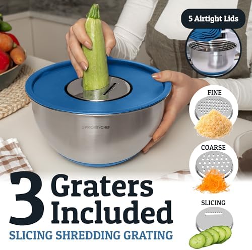 Priority Chef Stainless Steel Mixing Bowls - Image 3