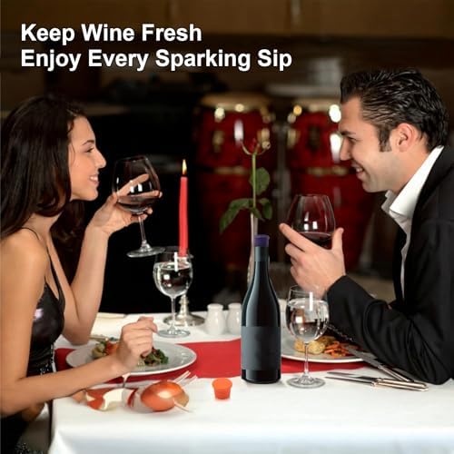 12 PCS MultiColor Silicone Wine Stoppers, Reusable Sparkling & Champagne Corks - Image 5