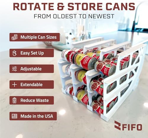 FIFO Pantry Storage Organizer Dispenser Rack - Image 2