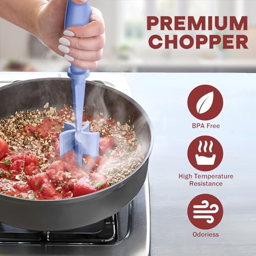 2Pack Meat Chopper Upgrade Hamburger Smasher, Masher - Image 5