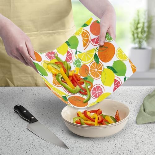 Cut N' Funnel Fruity Summer Designer Flexible Cutting Board Mat - Image 3