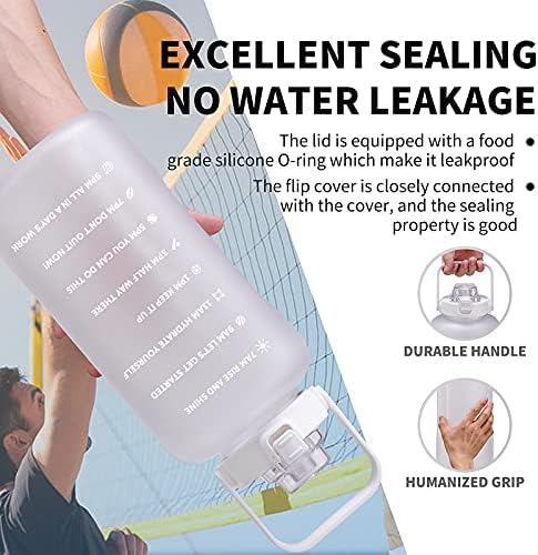 ST-YIBEN 64oz, 128oz Large Motivational Water Bottle - Image 4