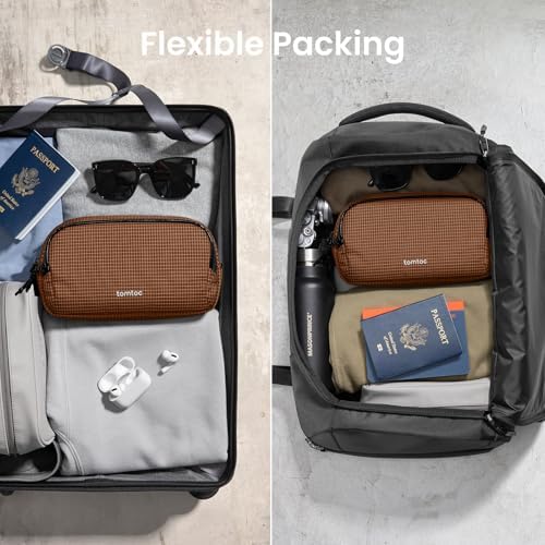 tomtoc Electronic Organizer Travel Case Performance, Dual Compartment Bag - Image 6