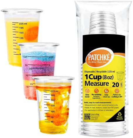 Disposable Measuring Cups For Resin 8 Oz by PATCHKE