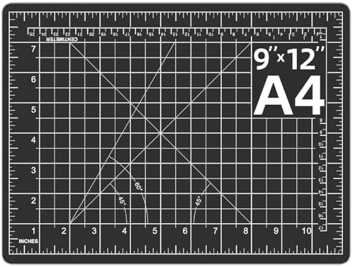 DIYSELF 9in×12in Self Healing Cutting Mat, A4 Quilting Craft Mat by DIYSELF