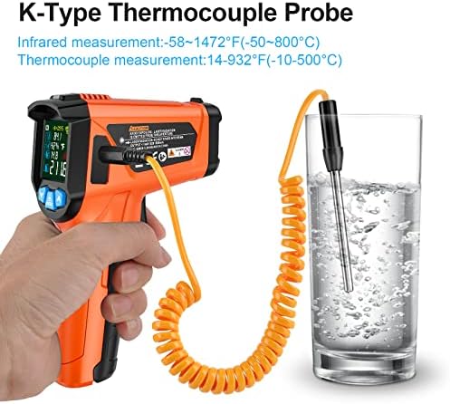Infrared Thermometer Gun, Non Contact Digital Laser Thermometer Temperature Gun - Image 3