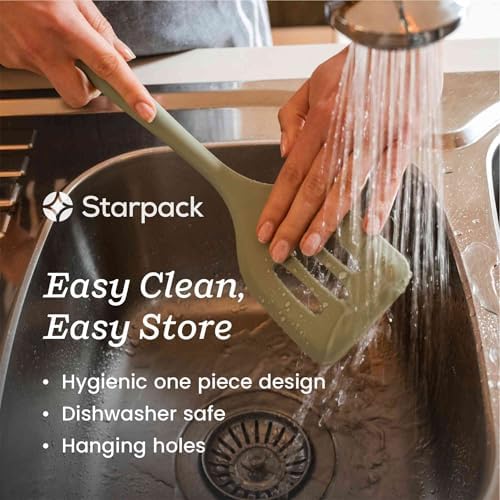 Starpack 'Let it Drain' XL Silicone Slotted Spoon- Large Spoon - Image 3