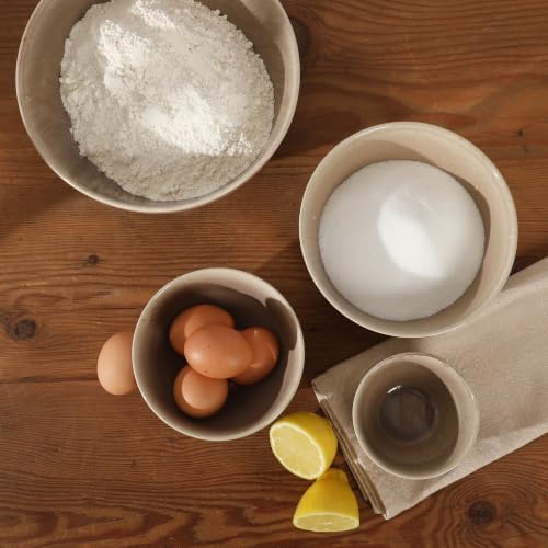 Gibson Elite Maple Grove 4-Piece Stoneware Nesting Bowl Set, Reactive Glaze - Image 5