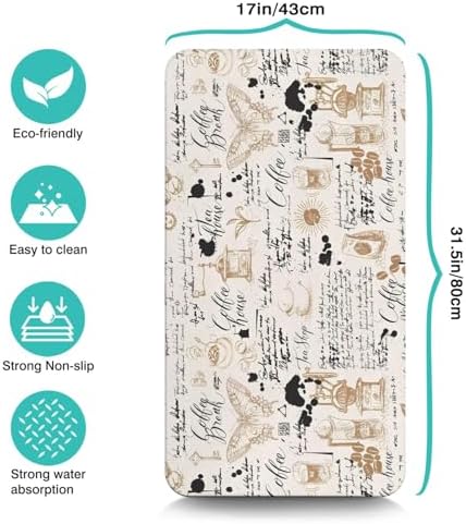 Coffee Mat 17inx31.5in, Coffee Bar Mat - Image 2