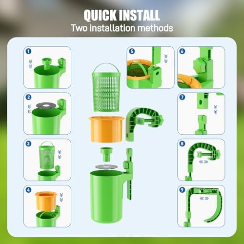 Pool Skimmer Baskets for Small Above Ground Pools, Above Ground Pool Skimmer - Image 5