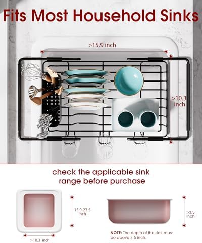 Sakugi Dish Drying Rack in Sink - Image 3