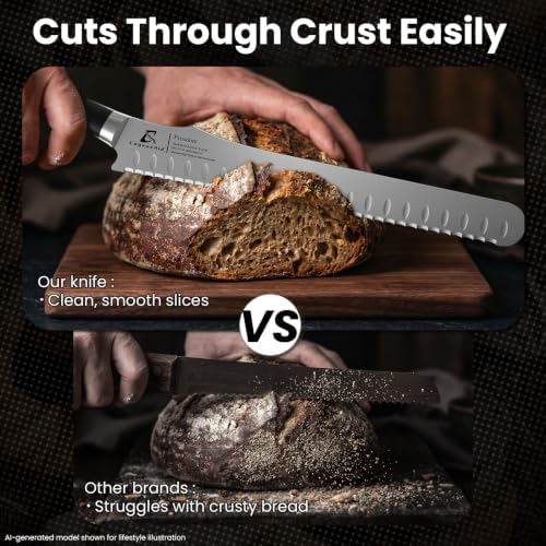 CoquusAid Resharpenable Bread Knife - Image 4