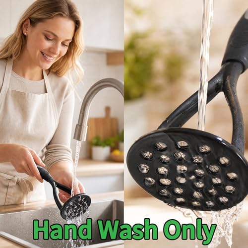 KSENDALO Potato Masher, Thick Nylon Blade Non-Scratch Masher - Image 5