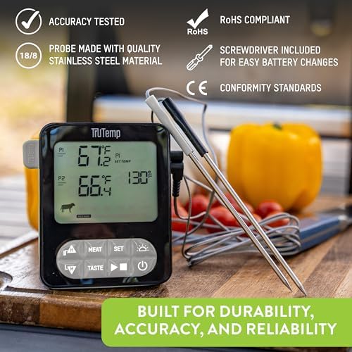 Taylor Tru Temp Dual Wired Probe Meat Thermometer - Image 2