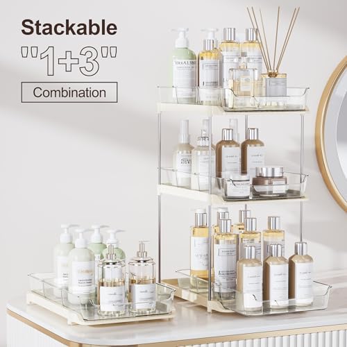 Delamu 2-Tier Multi-Purpose Bathroom Under Sink Organizers and Storage - Image 3