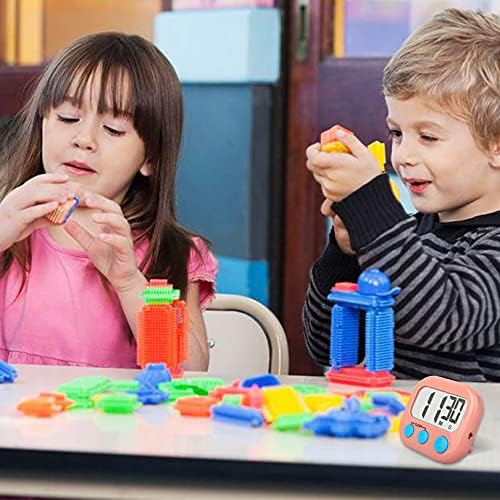 AOUCE Digital Kitchen Timers for Cooking, Timer for Kids 6 Pack Pink - Image 6