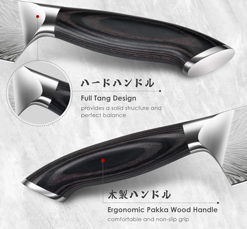 16 Pieces Knife Set, Knife Block Set in Powder Steel, Ultra Sharp - Image 5