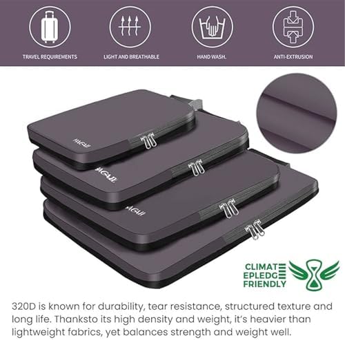 BAGAIL 4 Set/6 Set/8 Set Compression Packing Cubes Travel Accessories - Image 5