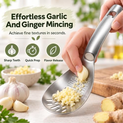 5-in-1 Stainless Steel Cooking Spoon, Stainless Steel Egg Slotted Spoon - Image 6