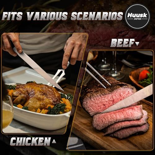 Huusk Turkey Carving Knife Set - Image 3