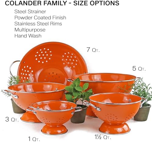 Reston Lloyd, 1.5 Quart Powder Coated Steel Kitchen Strainer Basket - Image 7