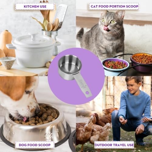 2Pcs Stainless Steel Measuring Cup 1/8Cup Metal Cup - Image 7