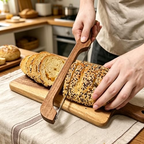 Sourdough Bread Knife for Homemade Bread, Bread Slicer-Cutter& Bread Bow Knife - Image 2