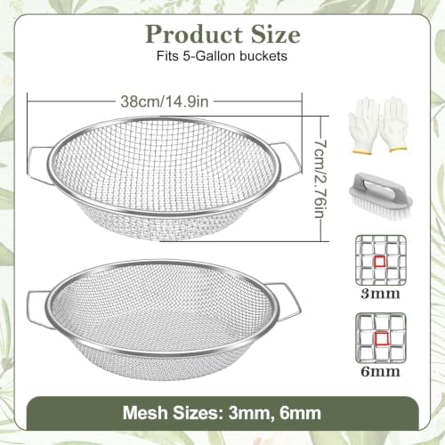 2PCS Soil Sifter for Gardening - Image 2