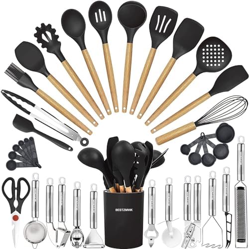 Cooking Utensils Set- 35 PCs Kitchen Utensils by BESTZMWK