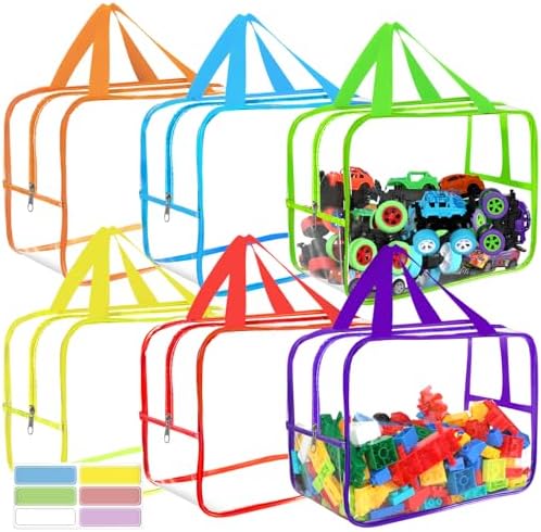 6 Colors Widen X-Large Storage Bags 12.6×9.25×6.9In by OPELETNNT