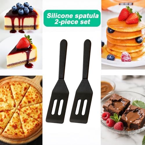 Small Silicone Spatulas 2-Pack, Heat-Resistant Mini Spatula - Image 4