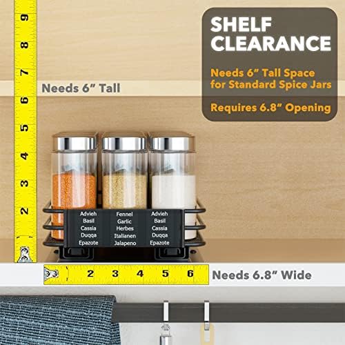 SpaceAid Pull Out Spice Rack Organizer - Image 4