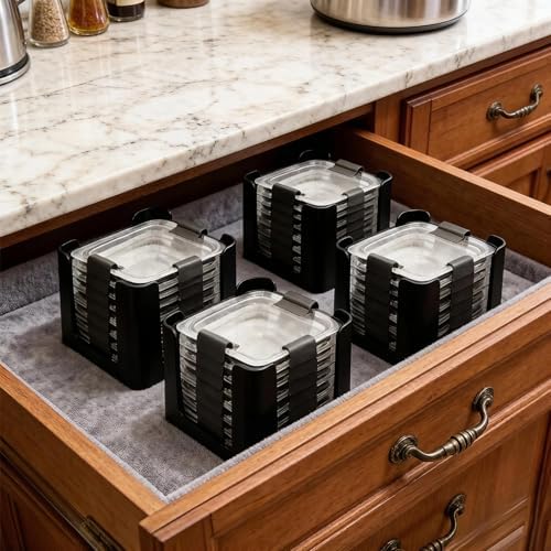 4 Pcs Lids Organizer for Rubbermaid Brilliance Lids - Image 6