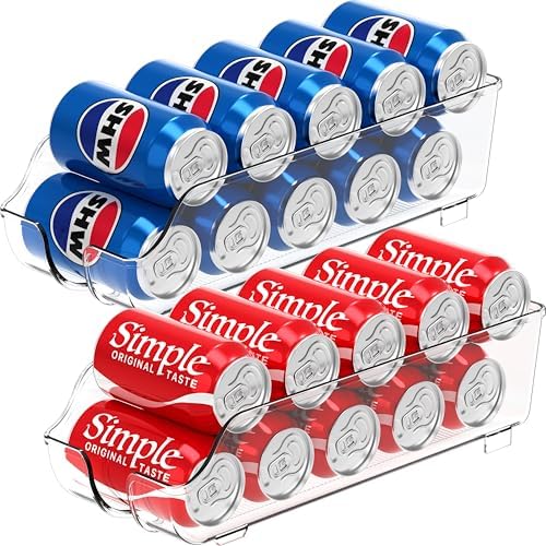 Simple Houseware Soda Can Organizer Dispenser Refrigerator/Pantry by SimpleHouseware