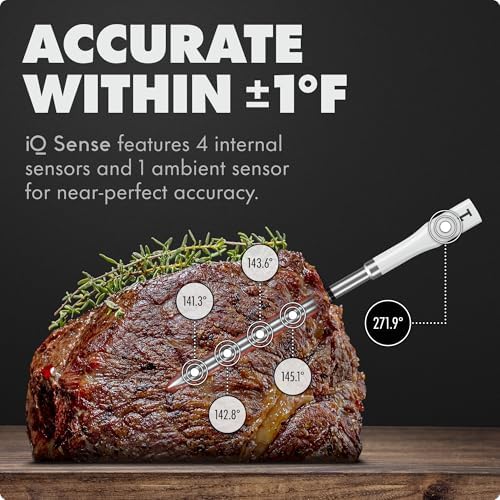 CHEF iQ Sense | Smart Wireless Meat Thermometer | 3 Ultra-Thin Probes | WiFi - Image 2