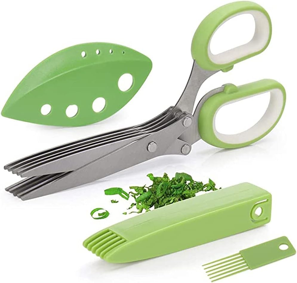 Upgraded Herb Scissors, Effortless Herb Shears Cutter Tool by HFLYJPYW