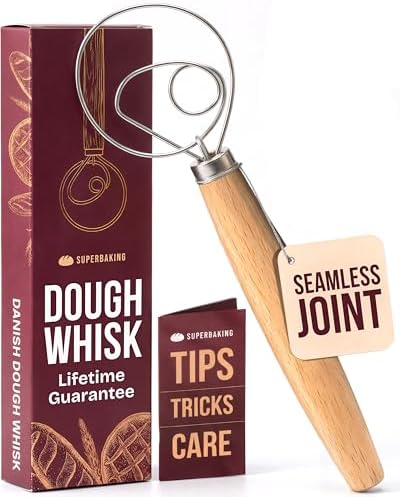 Superbaking 12" Danish Dough Whisk by Superbaking